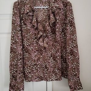 Covington polka dot blouse